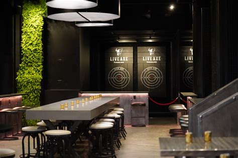 Axe bar - Experience the thrill of throwing axes and enjoy a drink at Axe Bar, a state-of-the-art facility with 10 lanes and a full bar. Learn from trained coaches, play various games, and book …